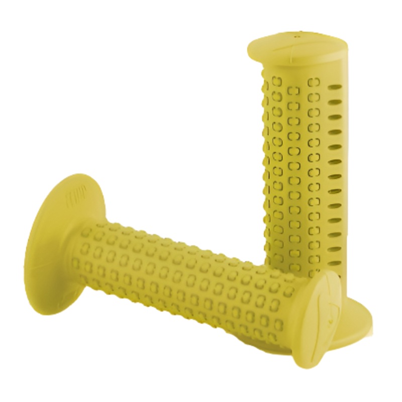 AME Cam BMX Grips – Flanged – Yellow – USA Made