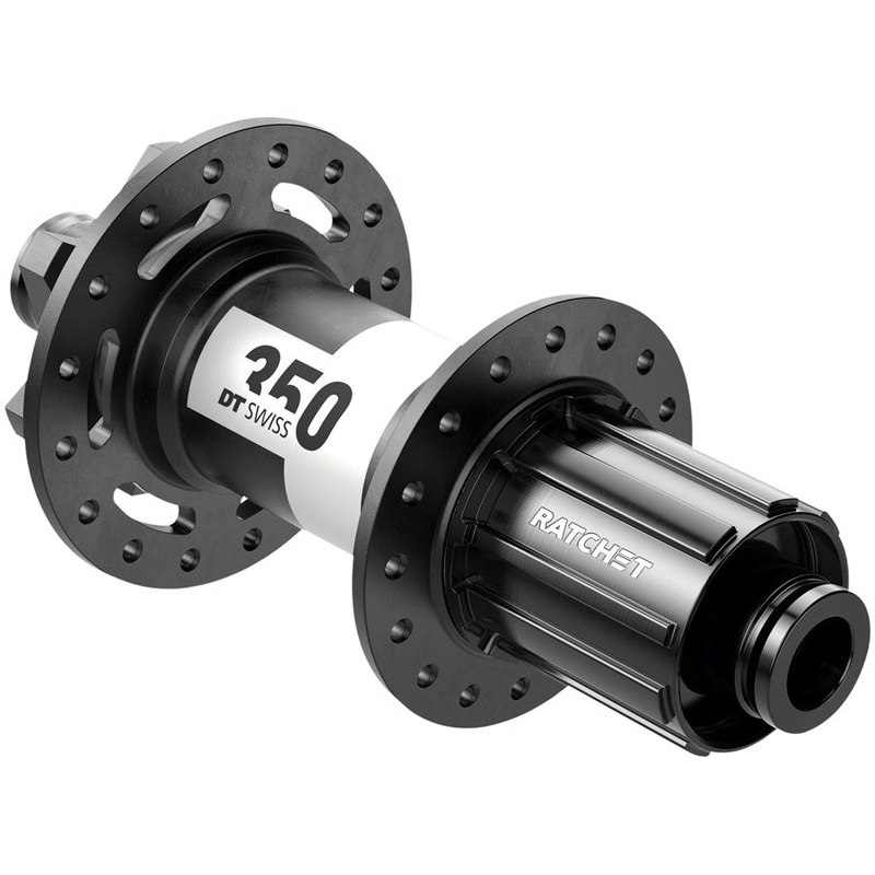 DT Swiss 350 Rear Hub – 12 x 148mm 6-Bolt HG11 MTN Black 28H 36pt