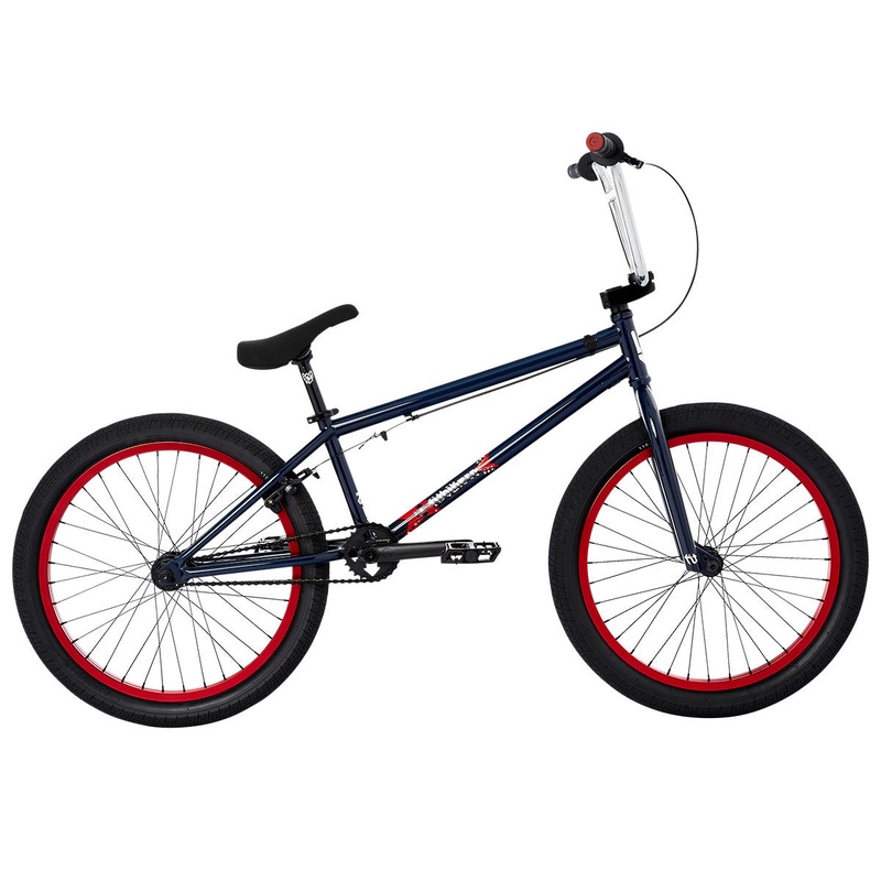Fit Series 22″ BMX Freestyle Bike-Navy Blue