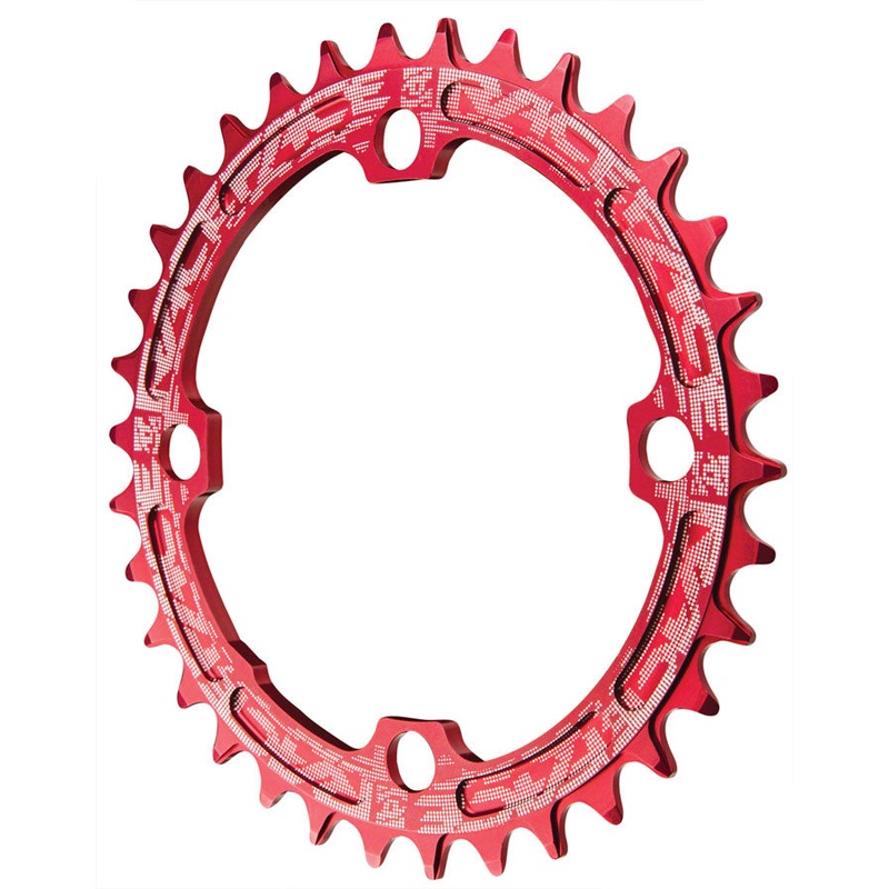 RaceFace Narrow Wide Chainring 32t 104 BCD 8/9/10/11/12-Speed Aluminum Red