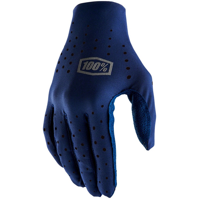100% Sling Gloves – Navy, Full Finger, Medium