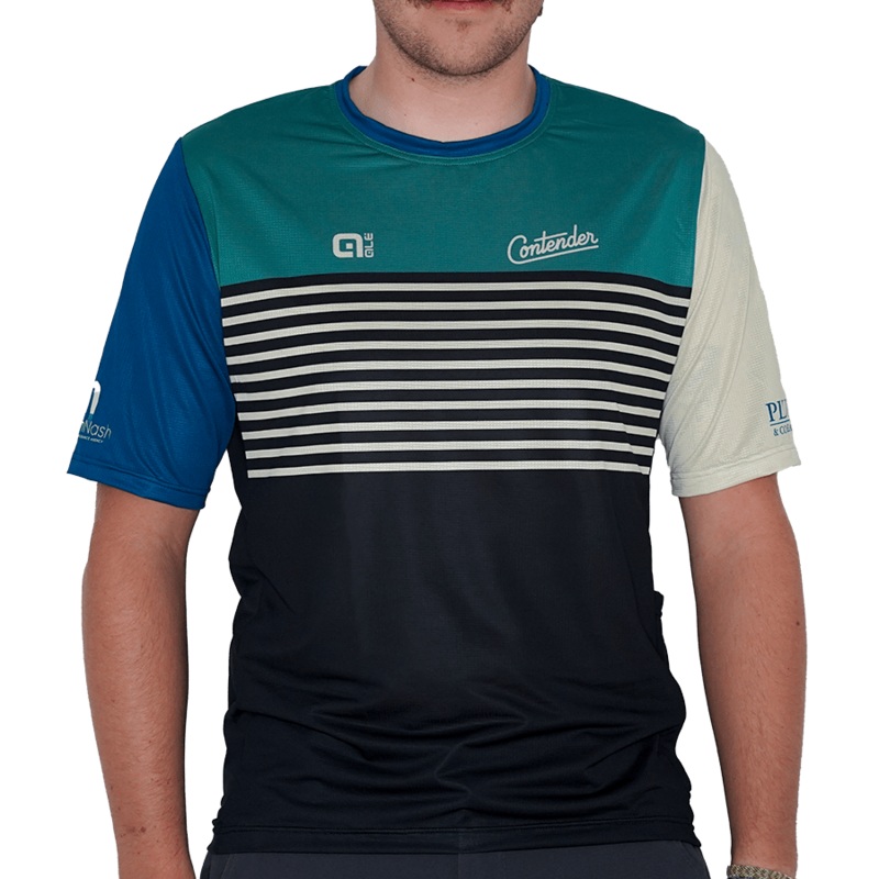 Contender Ale Cool Stripe Gravel T-Shirt