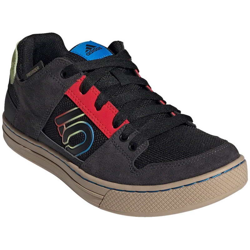 Five Ten Freerider Flat Shoes – Mens Core Black/Carbon/Pulse Lime 10.5