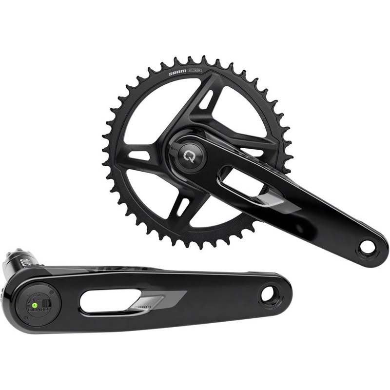 SRAM Rival 1x XPLR AXS Power Meter Wide Crankset – 175mm, 12/13-Speed, 42t, 8-Bolt Direct Mount, DUB PM Spindle, Carbon,