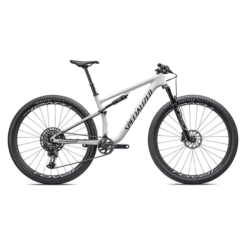 2023 Specialized epic pro bike gloss dune white granite over dove grey / metallic obsidian l