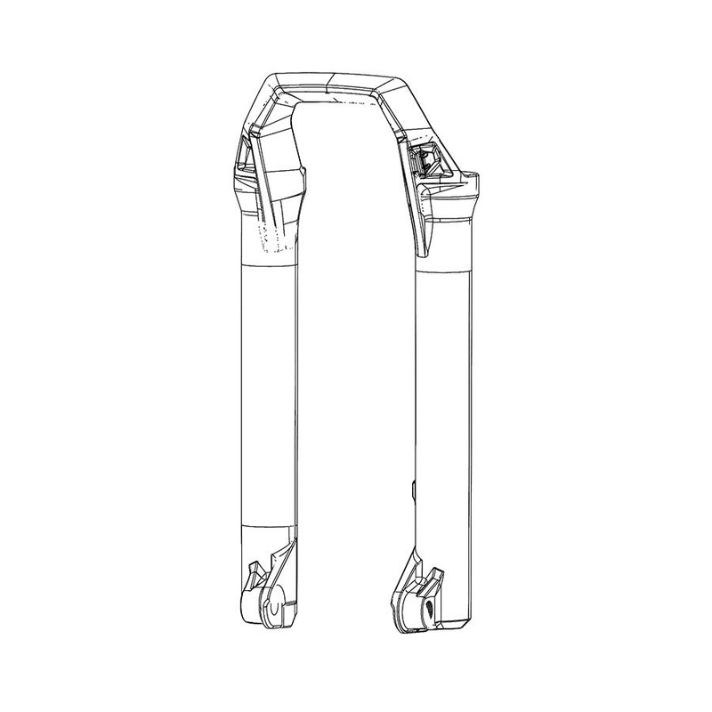 RockShox Lower Leg Assembly – ZEB A1 R/Select/Select+ – 27.5″ – Diffusion Black
