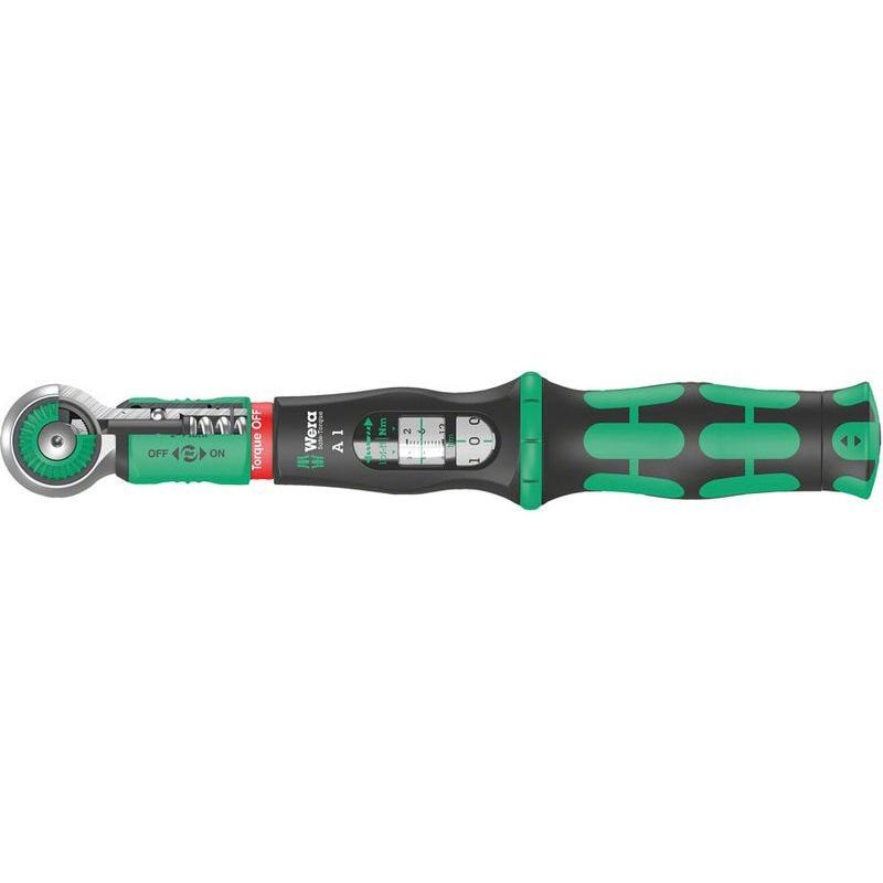 Wera Safe-Torque A 1 Torque Wrench – 1/4 Square Head Drive 2-12 Nm