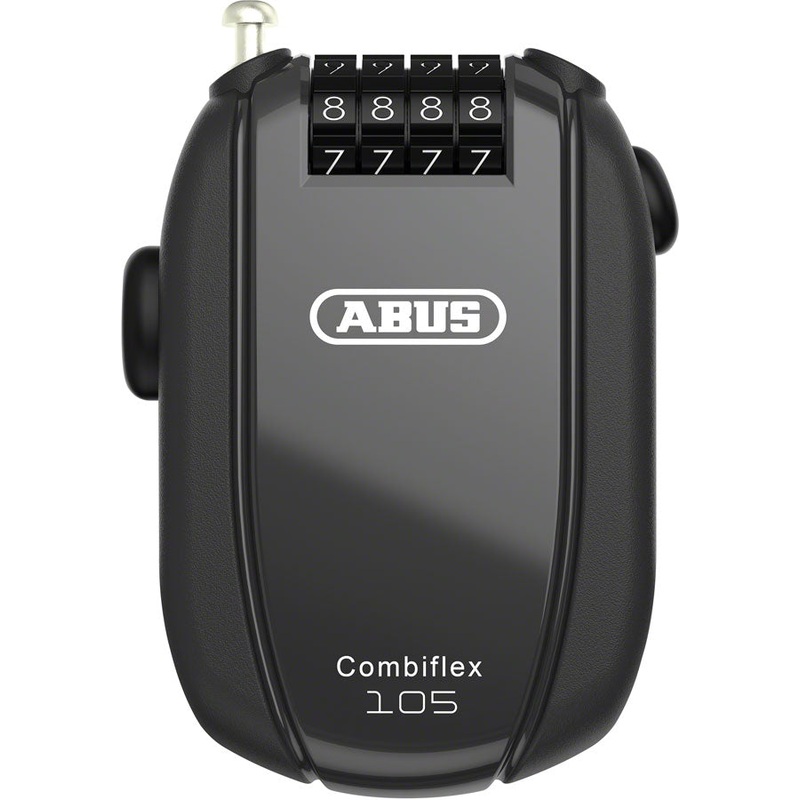Abus Combiflex Rest Retractable Combo Lock – 105cm Black