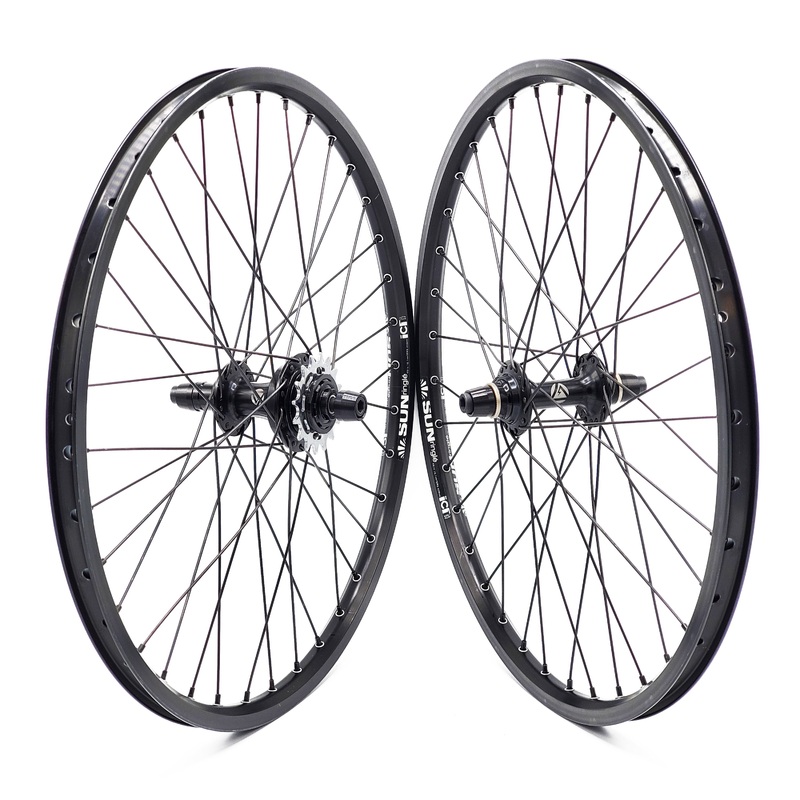 Black Ops MX3200 Hubs w/Sun ICI-1 Rims Expert BMX Race Wheelset-20×1 3/8″