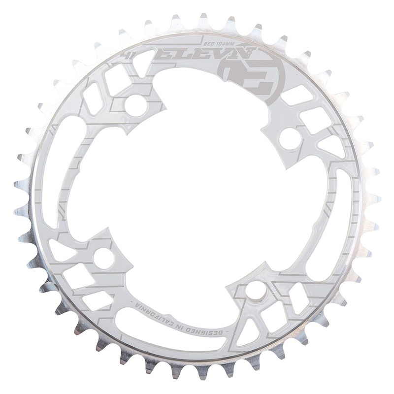 Elevn Flow Chainring 104mm -White