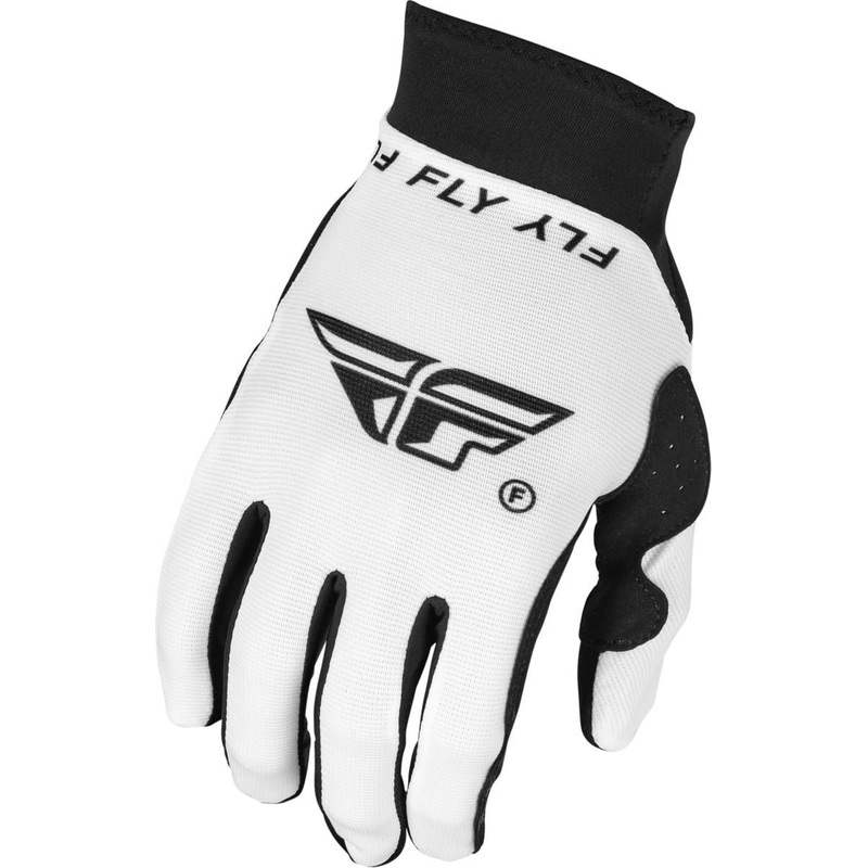 Fly Racing Pro Lite Gloves – White / Black