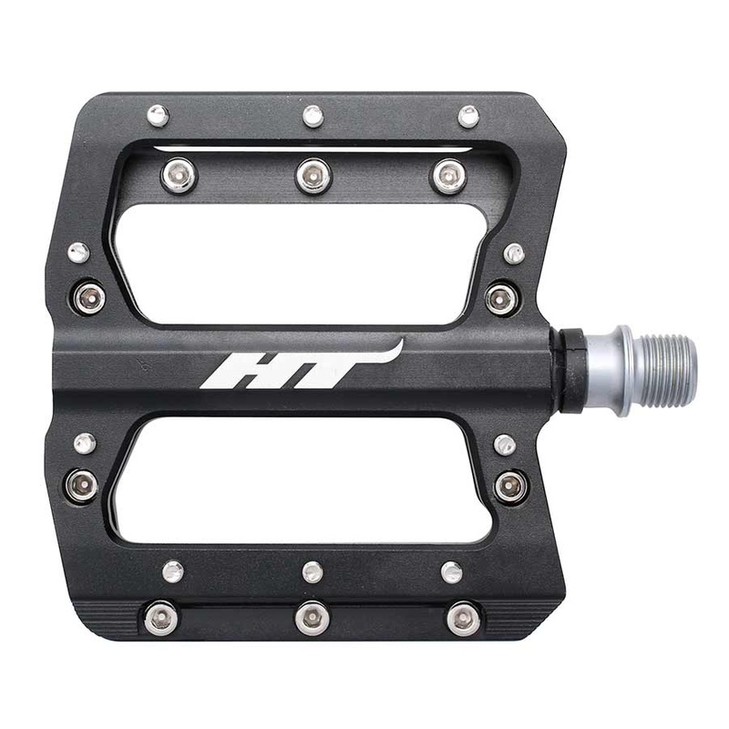 HT Components AN14A Pedals – Platform Aluminum 9/16″ Black