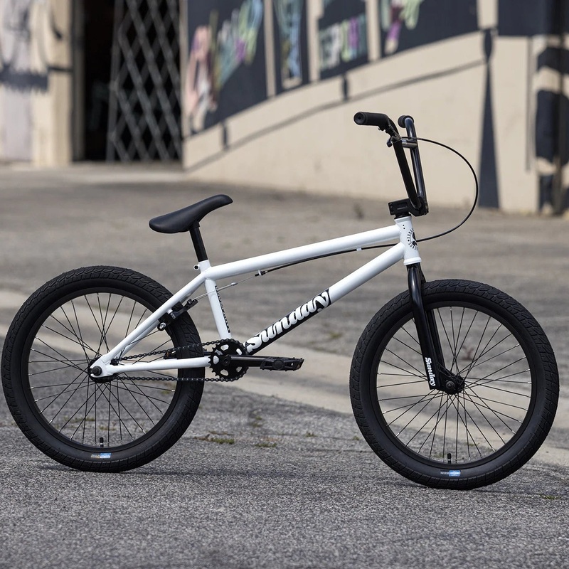 Sunday Blueprint 20.5″TT BMX Freestyle Bike-Gloss White