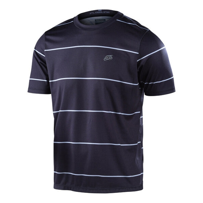 Troy Lee Designs Flowline Short Sleeve MTB Jersey – Revert – Black