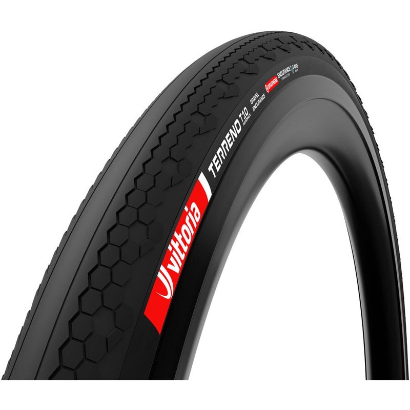 Vittoria Terreno T10 Hardpack Tire – 700 x 50, Tubeless, Folding, Black, Gravel Endurance, Graphene, G2.0 11A00828