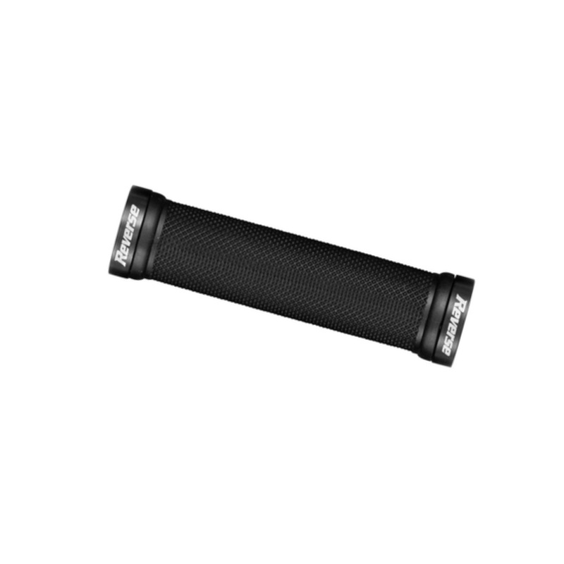 Reverse Classic Thin Lock-On Grips, 28mm, Black/Black NLS