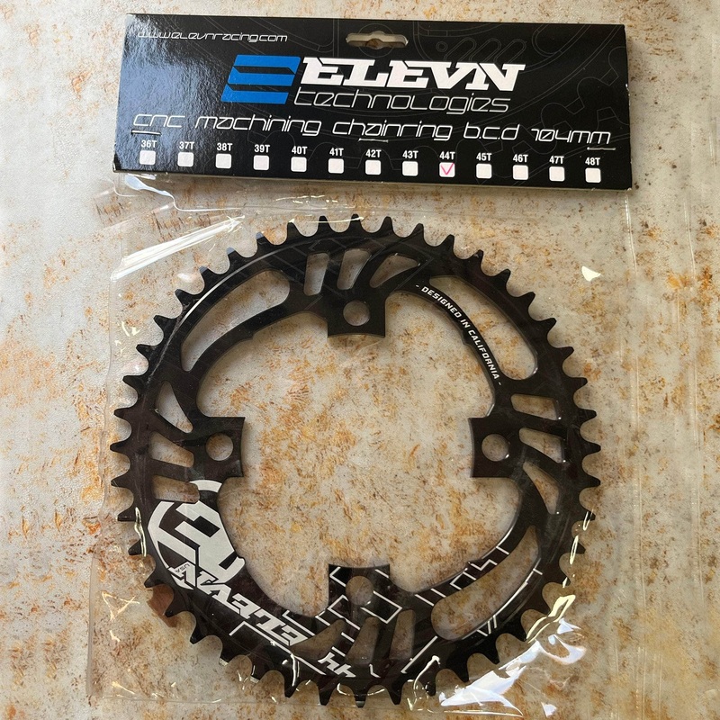Elevn Flow 104BCD 4 Arm Chainring Black