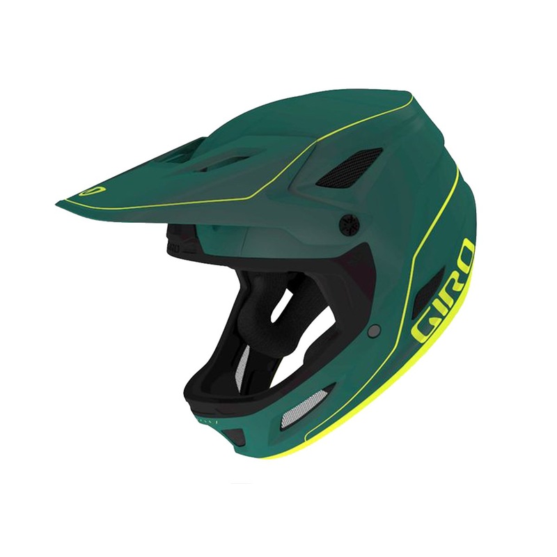 Giro Disciple MIPS Full Face Helmet – Matt True Spruce-Citron – 2020