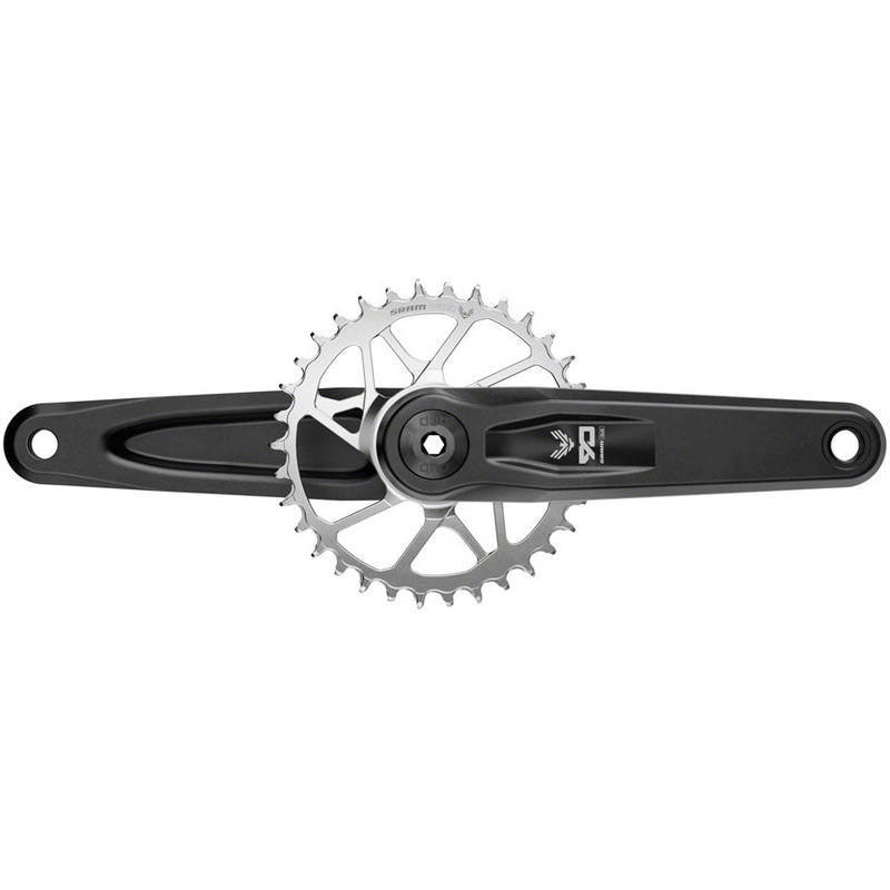SRAM Eagle 90 T-Type Wide Crankset – 160mm, 12-Speed, 32t Chainring, Direct Mount, 2-Guards, DUB Spindle Interface,