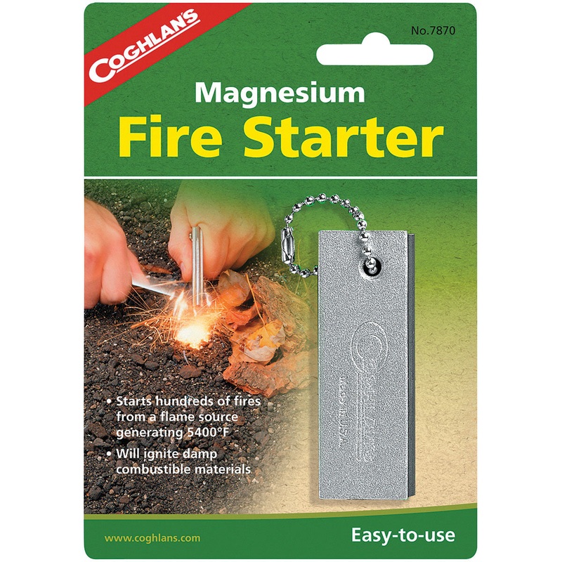 Coghlan’s Magnesium Fire Starter: Reliable Outdoor Survival Tool