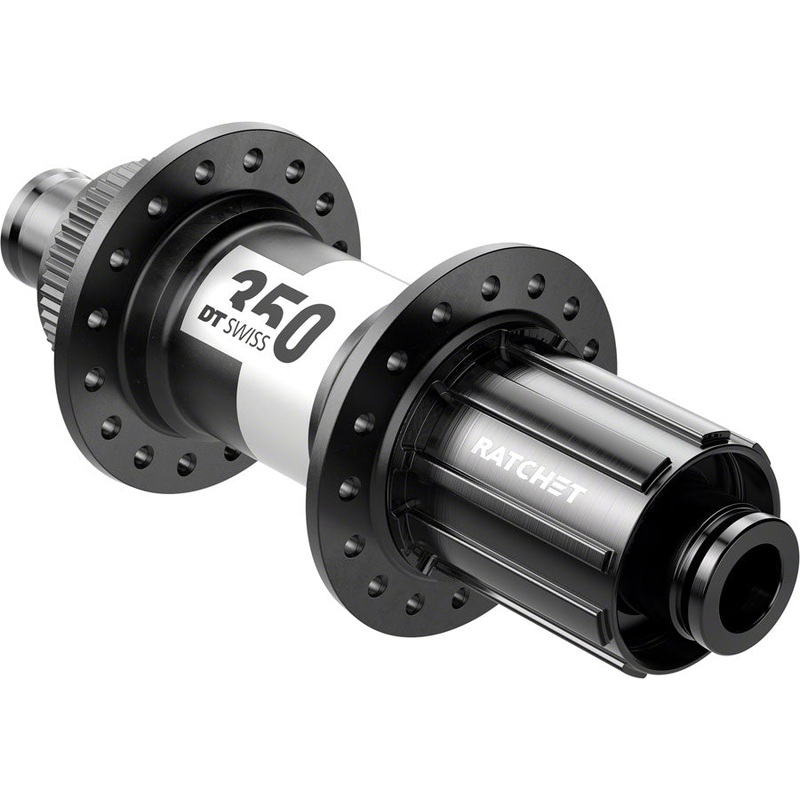 DT Swiss 350 Rear Hub – 12 x 142mm, Center-Lock, HG11 Road, Black, 24H, 36pt