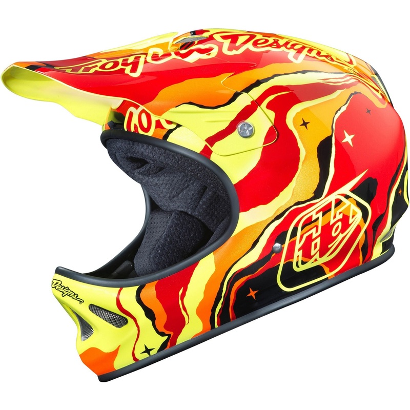 Troy Lee Designs D2 Full Face Helmet – Galaxy Red