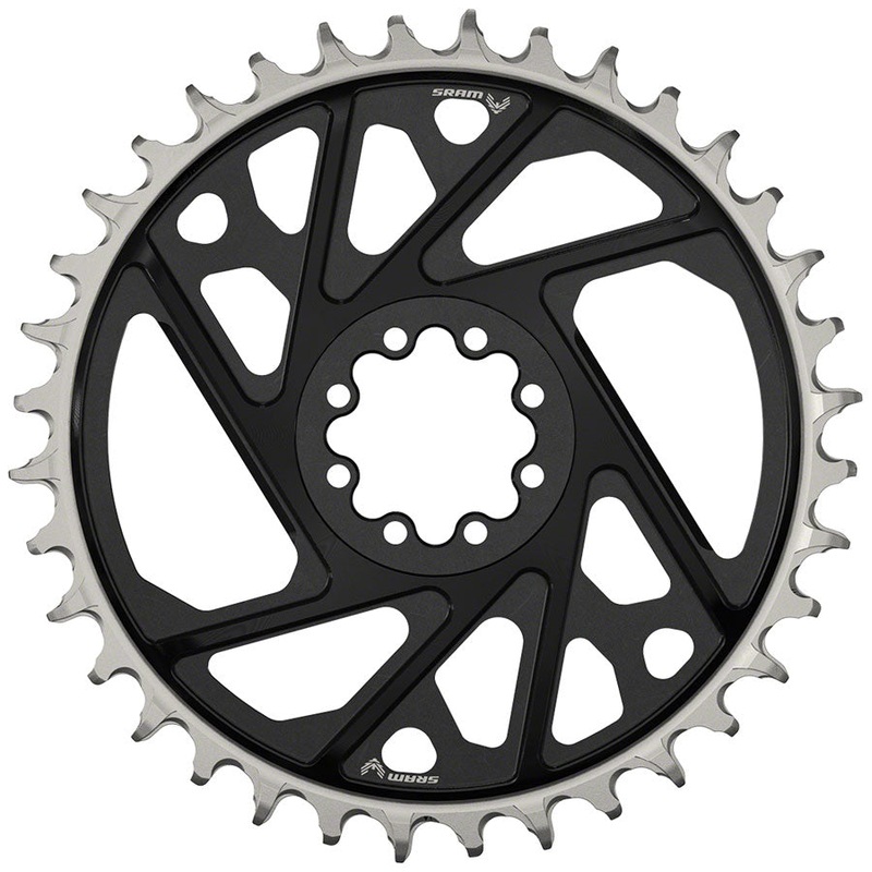SRAM XX Eagle T-Type Direct Mount Chainring – 36t, 12-Speed, 8-Bolt Direct Mount, 3mm Offset, Aluminum, Black, D1