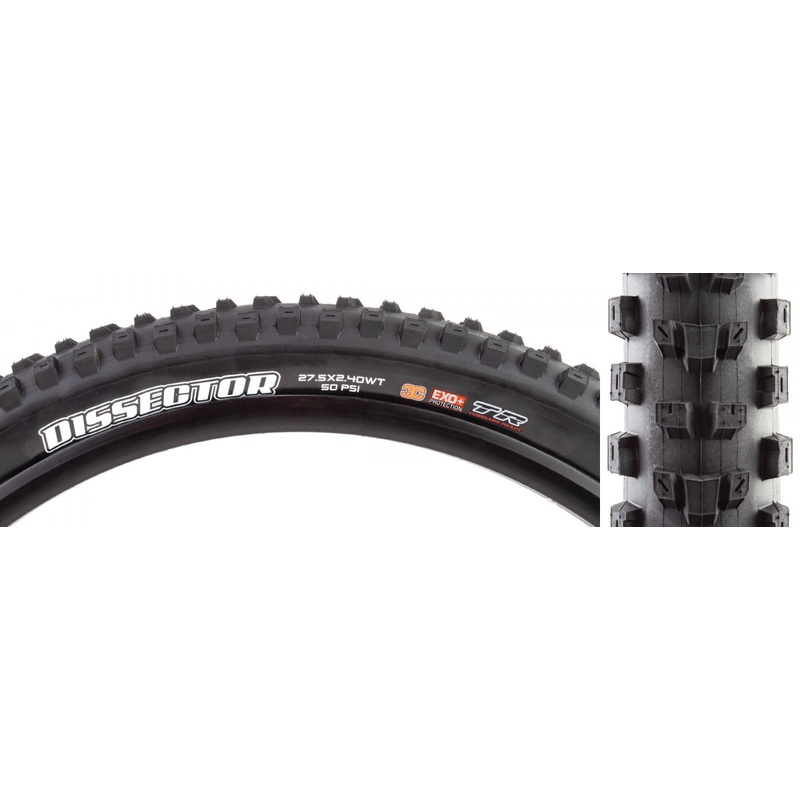 Tire Max Dissector 27.5X2.4 Black Fold/60 3C/Exo+/Tr