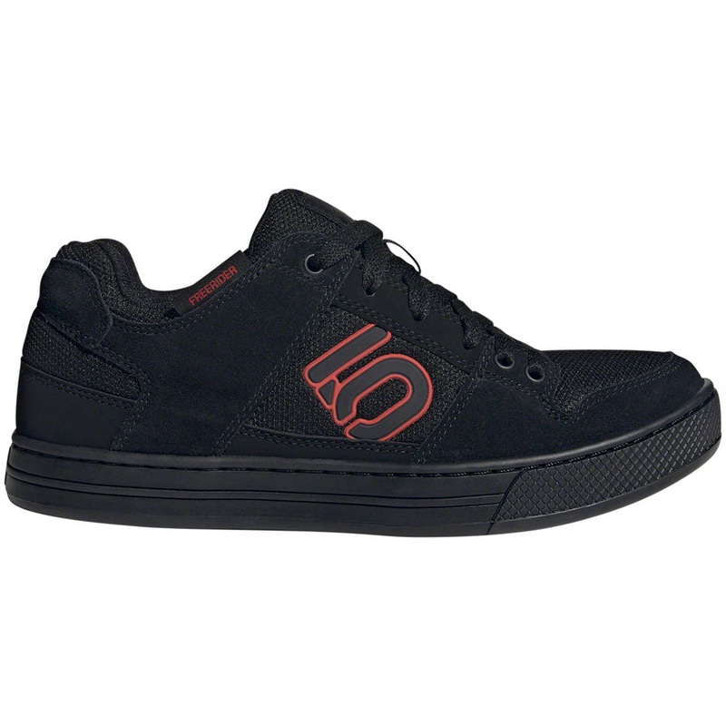 Five Ten Freerider Flat Shoes – Mens Core Black/Red/Gray Five 10