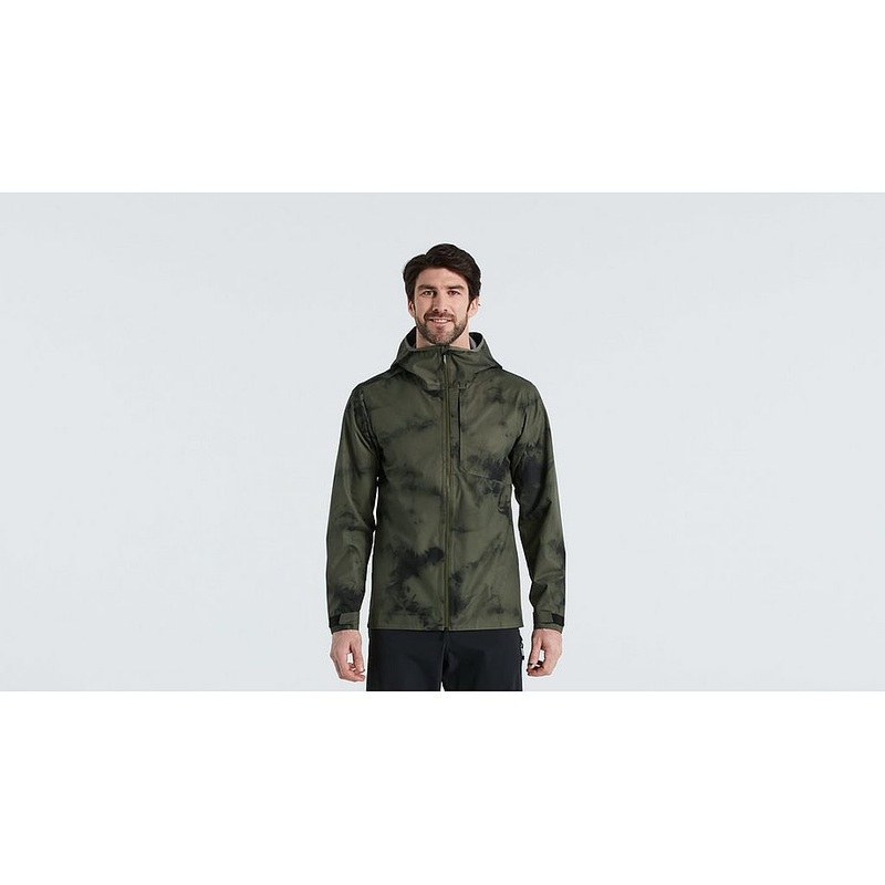 Specialized altered trail rain jacket men oak green xs