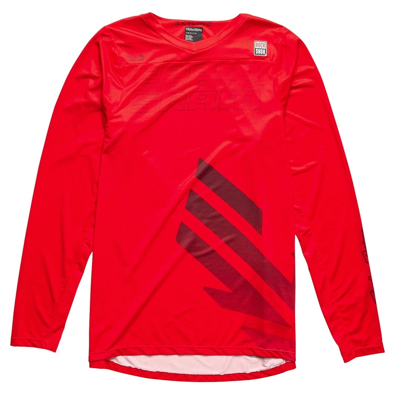 Troy Lee Designs Skyline Long Sleeve MTB Jersey – SRAM Eagle One – Fiery Red