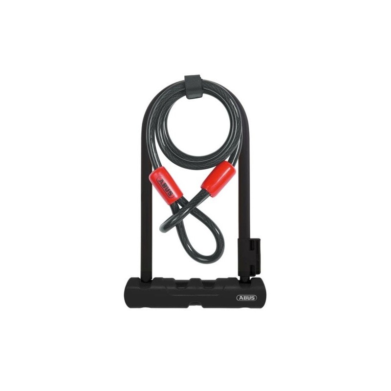 Abus U-Lock – Ultra 410 Mini LS (7) + Cobra 10/120 – 410/150HB180 SH34 – Black