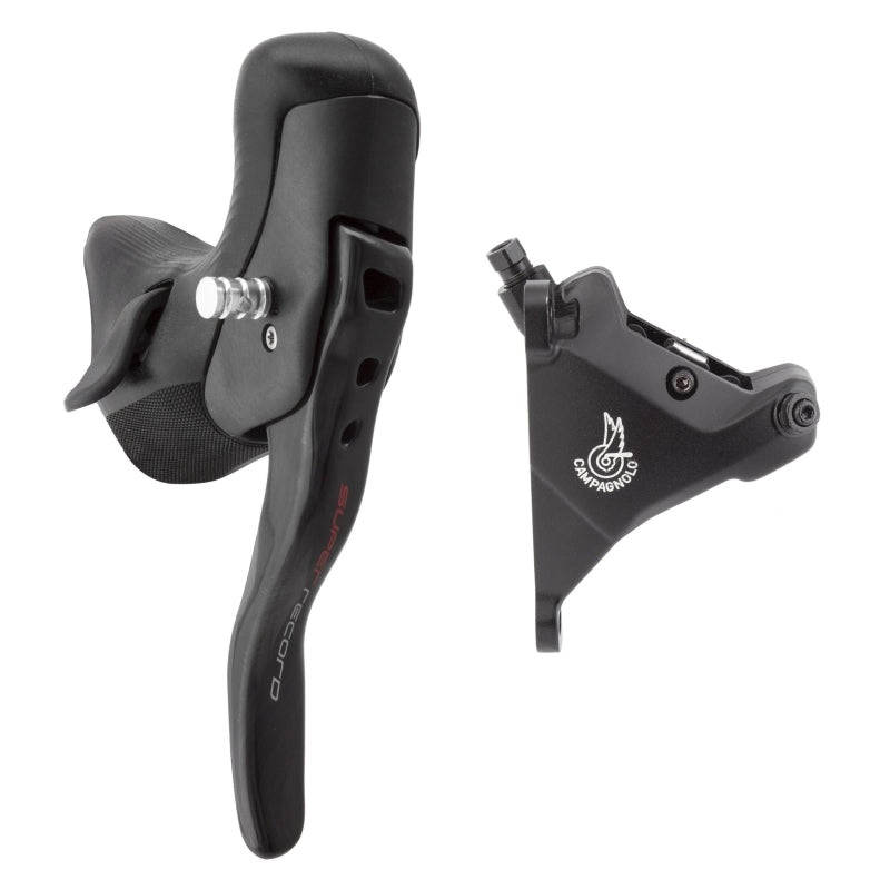 Campagnolo Super Record Ergopower EPS Hydraulic Brake/Shift Lever Disc Caliper – Left/Front 12-Speed 160mm Flat Mount Caliper BLK