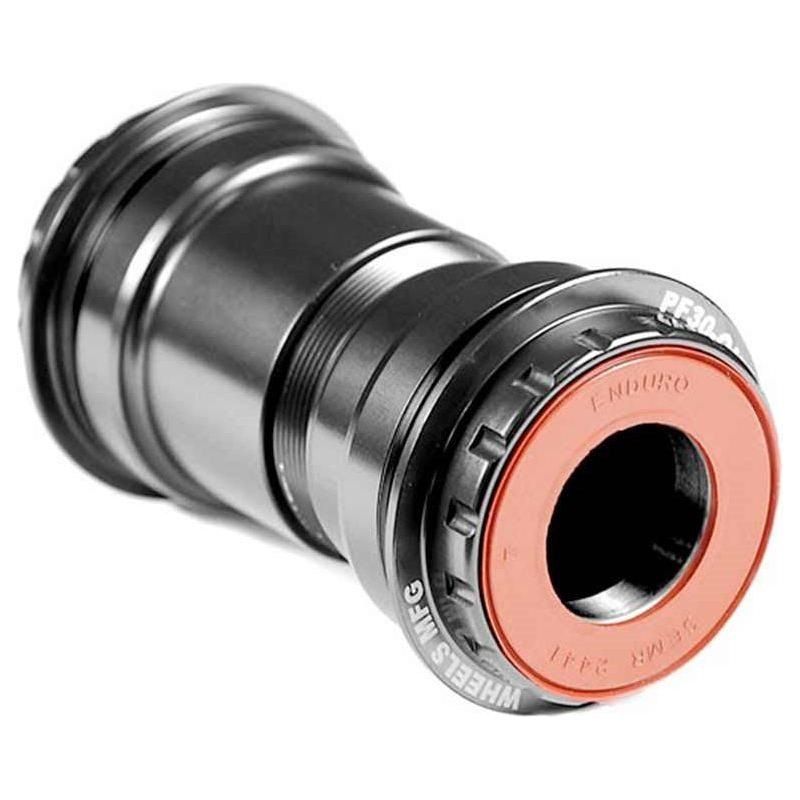 Wheels Manufacturing PressFit 30 to SRAM Bottom Bracket with ABEC-3 Bearings Black Cups