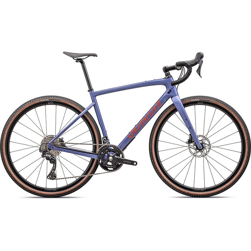 2024 Specialized diverge sport carbon bike satin purple indigo tint / purple indigo / amber glow 61