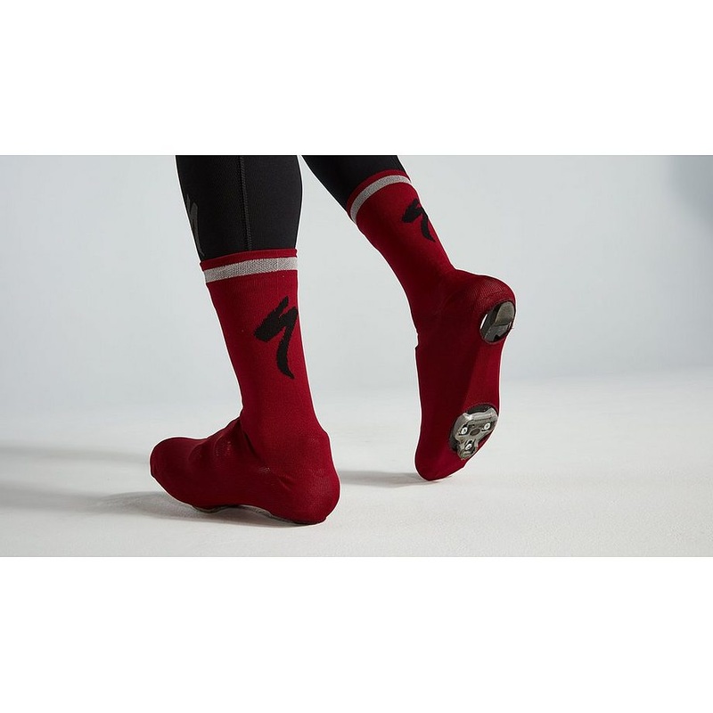 Specialized reflect overshoe sock crimson s/m