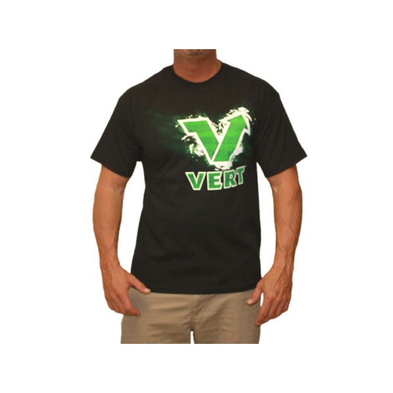 Vert Illusion T-Shirt-Black