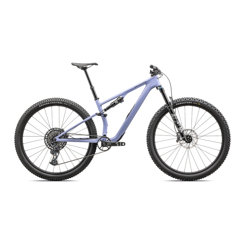 2024 Specialized EPIC 8 Evo Comp Mountain Bike – X-Large, Gloss Purple Inidigo/Midnight Shadow