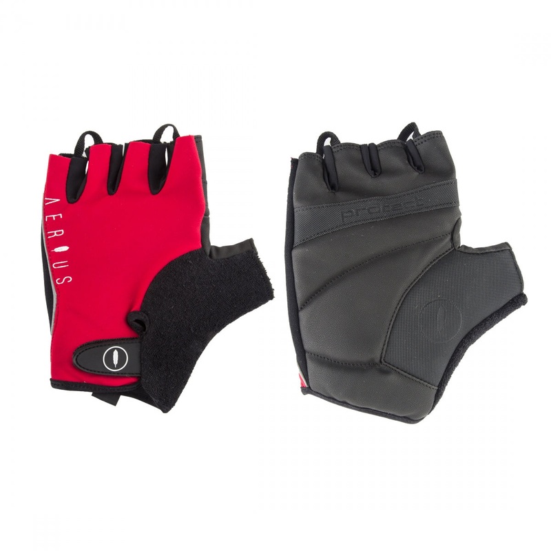 Aerius Classic Glove Red MD Unisex Fingerless