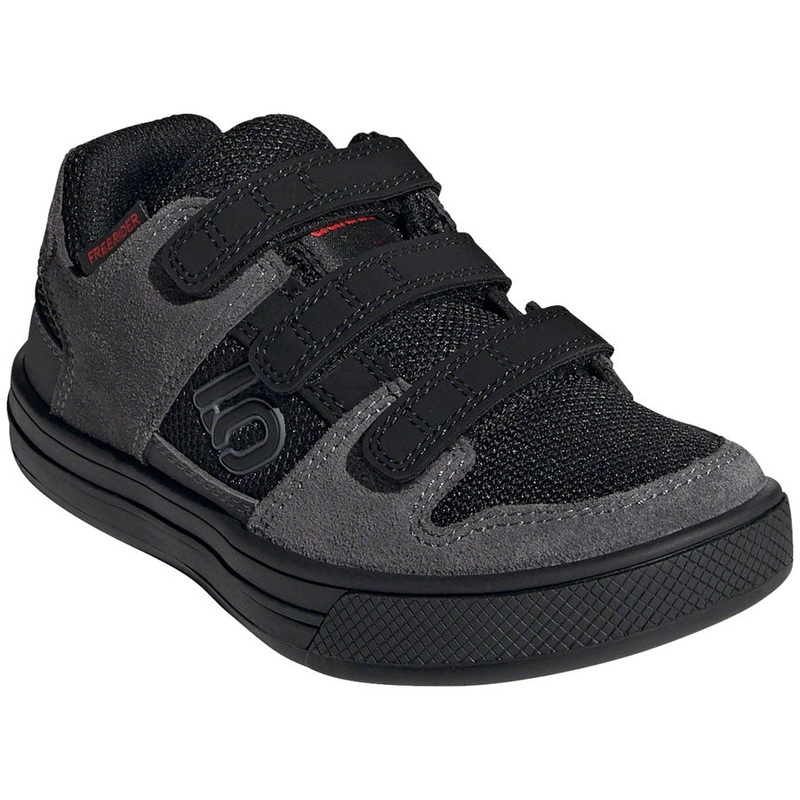 Five Ten Freerider Kids VCS Flat Shoes – Youth Gray Five/Core BLK/Gray Four 11.5K