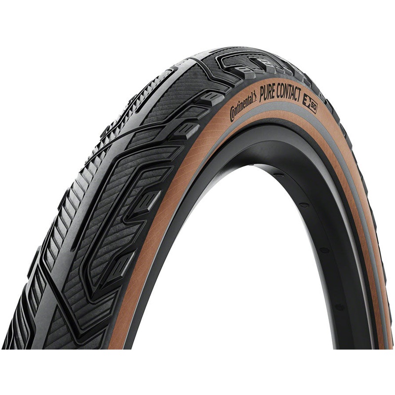 Pure Contact Tire – 700 x 40 Clincher Folding BLK/Coffee/Graphite Reflex Vectran / PolyX Breaker E50
