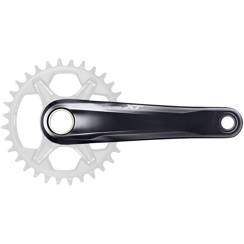 Shimano Deore XT FC-M8100-1 Crankset – 170mm, 12-Speed, 1x, Direct Mount, Hollowtech II Spindle Interface, Black