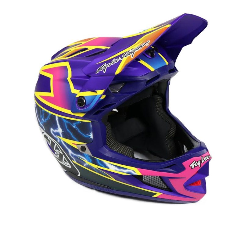 TROY LEE D4 COMPOSITE HELMET LIGHTNING PURPLE