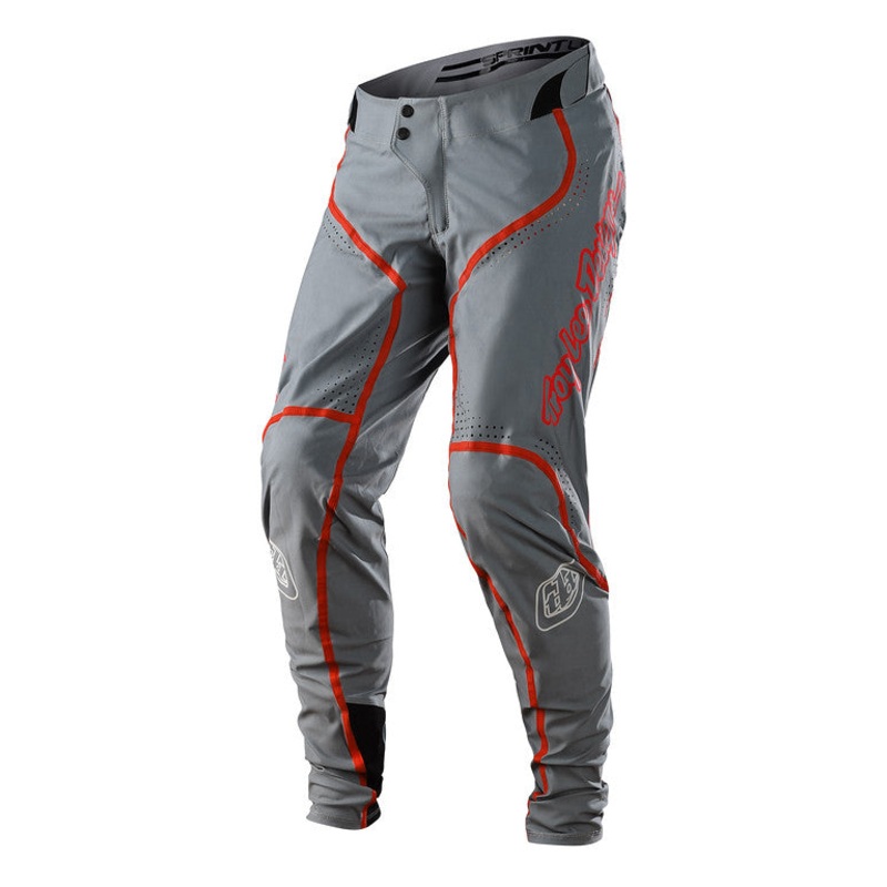 Troy Lee Designs Sprint Ultra Pant – Lines – Gray-Rocket Pink – 2022