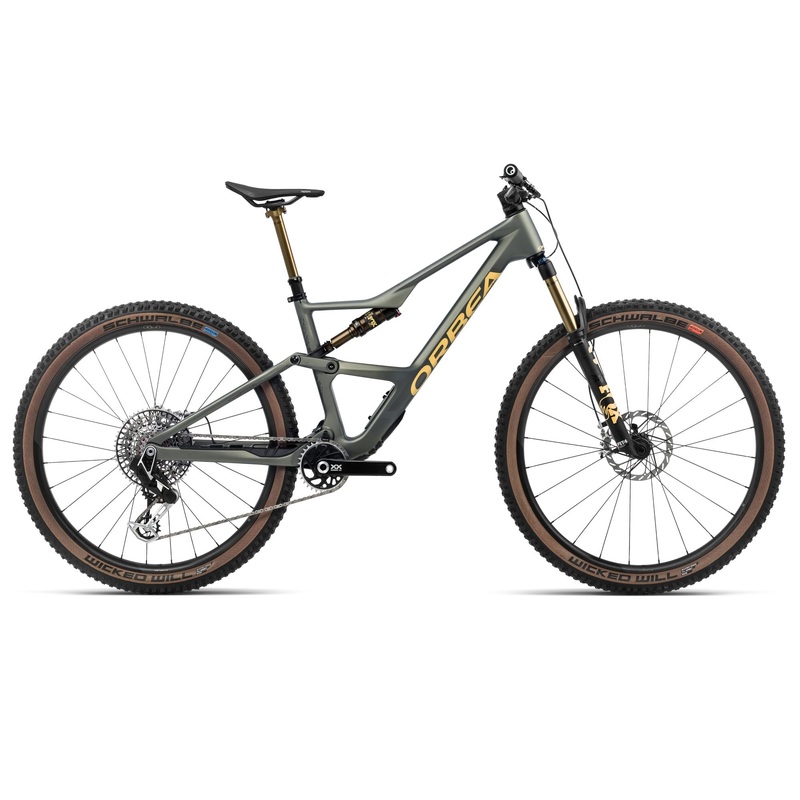 2024 Orbea OCCAM SL M-LTD Trail Mountain Bike – Large, Spaceship Green – Corn Yellow (Matte)