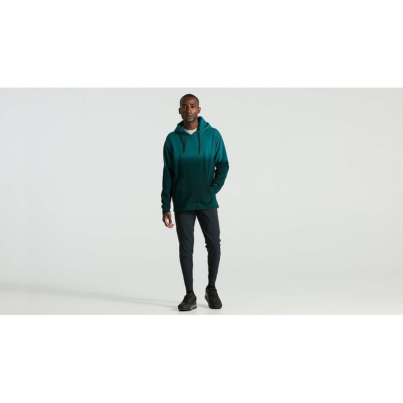 Specialized legacy spray pull-over hoodie men tropical teal l