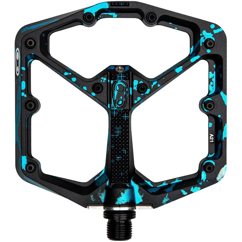 Crank Brothers Limited Edition Stamp 7 Pedals – Blue-Splatter Paint