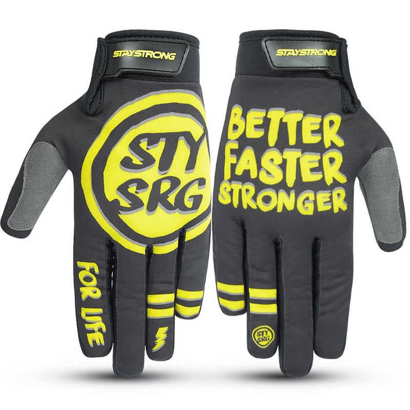Stay Strong Rough BFS Gloves – Black/Yellow