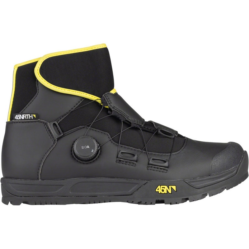45NRTH Ragnarok BOA Cycling Boot – Black Size 45
