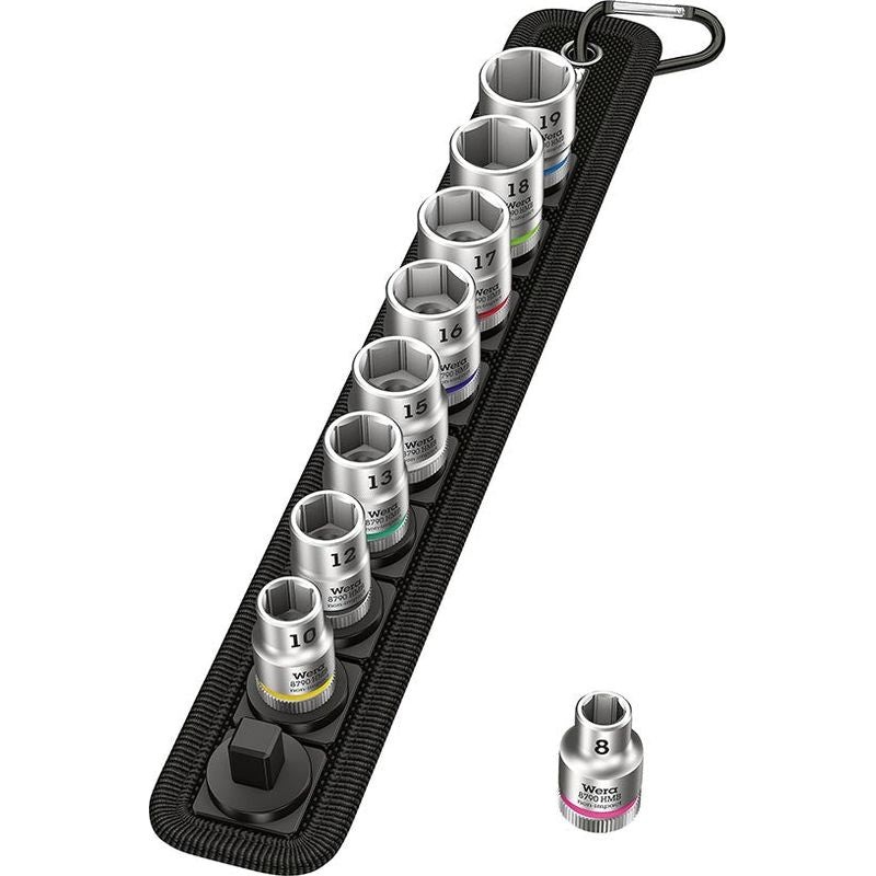 Wera, Zyklop Socket Belt B4, 3/8” Drive